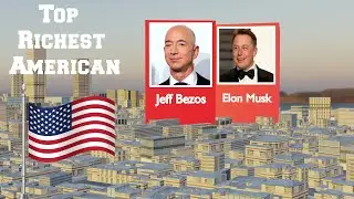 💲💲Top Richest American People Comparison in 3D (Billionaires of the United States)💲💲