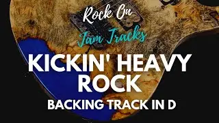 D Minor Easy Heavy Hard Rock Guitar Backing Track