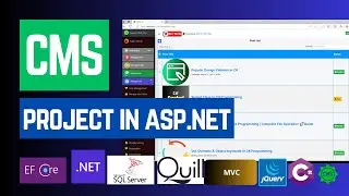 Building a CMS With ASP.NET MVC | Create Your Own Blog | MSSQL | EF | jQuery | AdminLTE | Quill JS