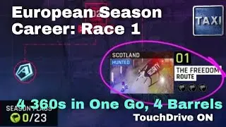 Asphalt 9 - Euro Season Career - Race 1 - Freedom Route - Jaguar F-Type - TouchDrive