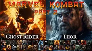 🔥 Celebrity Mortal Kombat | Marvel Part 2