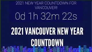 VANCOUVER NEW YEAR COUNTDOWN 2023 BRITISH COLUMBIA CANADA