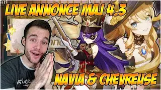 REACT LIVE 4.3 GENSHIN IMPACT !!🔥 J'suis trop hype !
