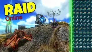 Online Raid 3vs1 Griffen Mountain | Ark Mobile PvP | S16 E4