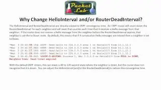 OSPF Timers - Hello and Dead Intervals - Part 2