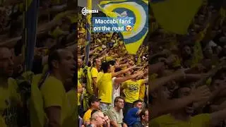 אוהדי מכבי משתלטים על ההיכל בחולון | Maccabi fans take over Holon 