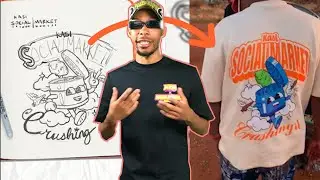 How I Create Cartoon T-Shirt Graphics
