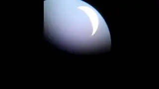 Moon through a telescope