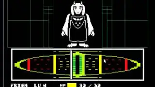 When you play hard mode with Frisk name