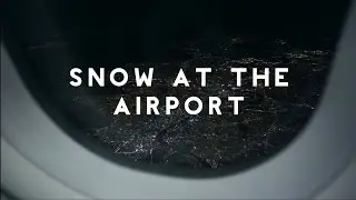 SNOW AT THE AIRPORT!?