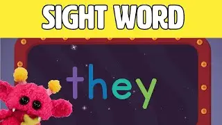 THEY - Let's Learn the Sight Word THEY with Hubble the Alien! | Nimalz Kidz! Songs and Fun!