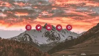 Awesome Hover Effect Social Media Buttons Using Only HTML And CSS