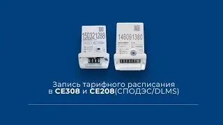Запись тарифного расписания в СЕ308 и СЕ208 СПОДЭС DLMS