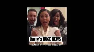 Steph Curry’s HUGE announcement! #stephencurry #curryrecipe #michelleobama #plezi #marlonladd