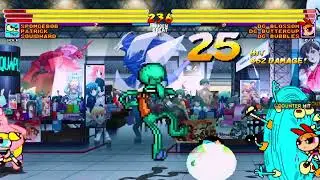 [Mugen GAME] HD Spongebob, Patrick, Squidward Vs DG Blossom, Buttercup, Bubbless