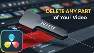 How to Delete Part of a Video in DaVinci Resolve | Davinci Resolve Tutorials