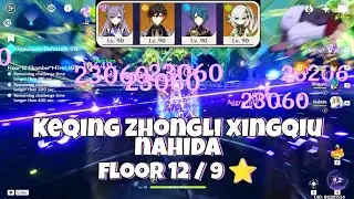 Nahida Keqing Team Hyperbloom | F2P | Spiral Abyss Floor 12 /9 Star