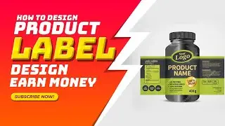 How To Design A Product Label In Photoshop & illustrator - Product Label Design Templates