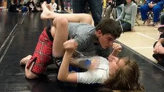  Girl vs Boy Grappling Fight 😳| Armbar & Choke Hold Technique 💪|Female Wrestling Match 2026