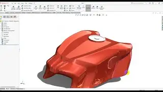 Tutorial: How to model a  Motorcycle Tank using the Power Surfacing