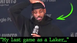 Playoff DRAMA: Lebron's LAST GAME As A Laker...