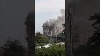 Перші кадри влучання російської ракети по житловому будинку в Кривому Розі