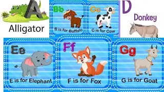 Animals alphabet |abc animal theam| animal abc for nursery kids