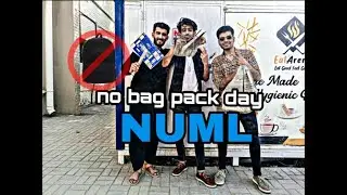 No Bag Pack Day In NUML | we friends decided no bag pack day