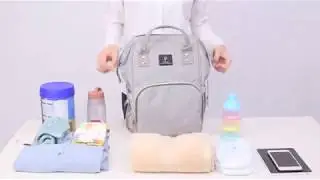 Waterproof Baby Diaper Bag With USB Interface