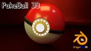 Modelagem 3D PokeBall com Blender