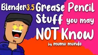 Grease Pencil Blender 3.5 Tips & Tricks | Expanded from Dantti's 2D Workflow Mastering Course