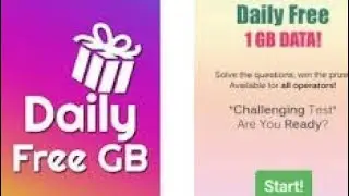 How to get free 1 gb data everyday....