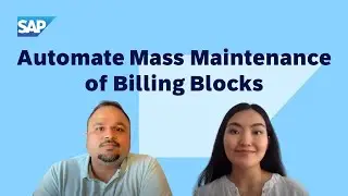 Automate Mass Maintenance of Billing Blocks