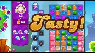 Candy Crush Saga Level 672 - 2 Stars,  16 Moves Completed, No Boosters