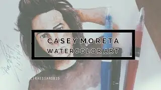 Casey Moreta Of Hey Violet l Watercolor Art