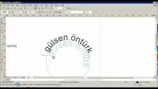 Coreldraw X6 Ders 30  Text - Fit Text To Path - Yol Üzerine Yazı Dizmek