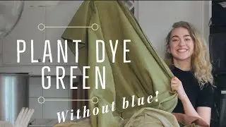 I Tried to Plant Dye Green with Weld + Iron | Does it really work?