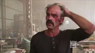 Talking Dead - Negan & Simon's fight (bts)