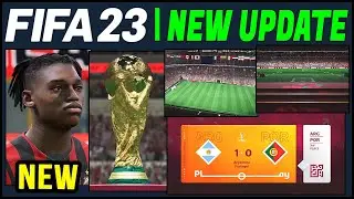 FIFA 23 NEWS | NEW UPDATE - Real Faces, Stadiums, Menu & Gameplay Additions