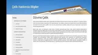 Dövme çelik - Hascelik.com