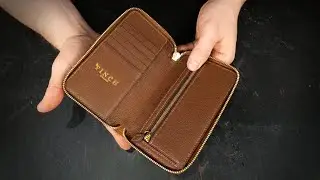 Leather Zipper Wallet Pt 3- (Preview)- Online Fine Leathercraft Courses
