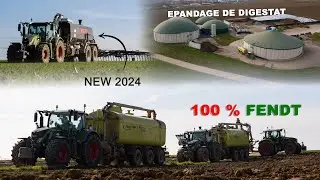😍 Une BELLE équipe à l’épandage de DIGESTAT 100% FENDT / NEW BAUER 2024