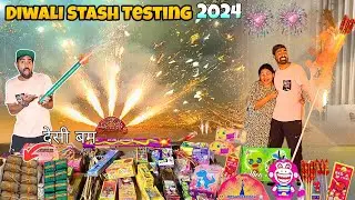 Diwali Stash 2024 Testing 😱 Rocket , SkyShot , Cock Brand , Sonny , Bullet , Bijli Bumb , Chakhri