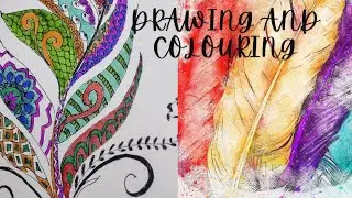 relaxing art|  beautiful patterns and designs| drawing and colouring for peace and relaxation