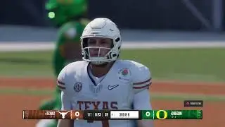 College Football Playoff Simulation Week 10 9 Texas vs 1 Oregon