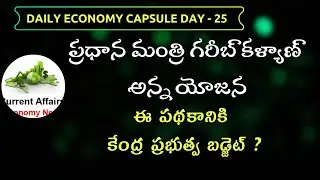 Daily Economy Capsule Day-25| PMGKAY|Rice fortification