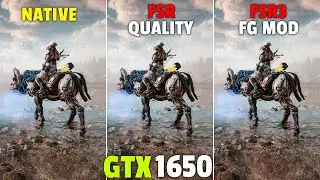 Horizon Forbidden West - GTX 1650 - AMD FSR 3 Frame Generation Mod - 1080p