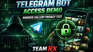 Telegram Bot Gallery Access Demo | Android Privacy Test 🔥 