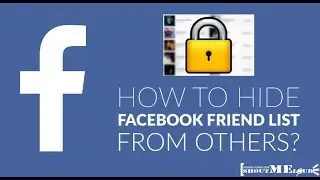 How to Hide Facebook Friend List [Urdu/Hindi] 2017
