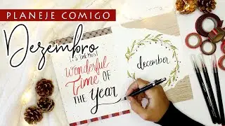 Planeje comigo - Dezembro de 2019 no meu Bullet Journal! | Marina Araújo